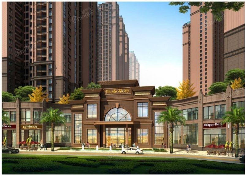 恒盛华府道路、绿化、给排水、供配电等附属工程